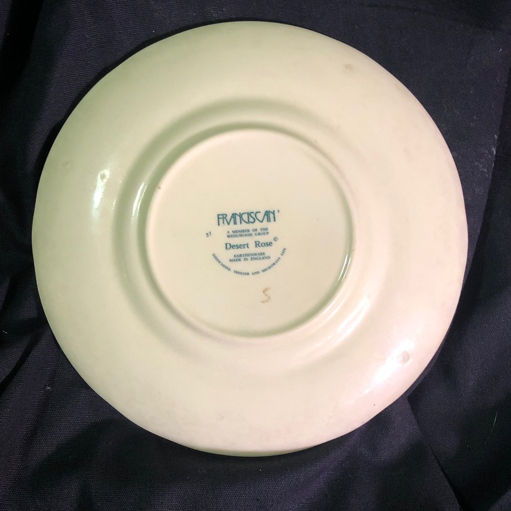 Franciscan Desert Rose Plate - Cream